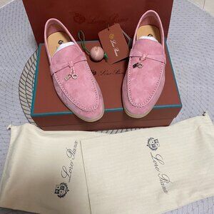 Loro Piana pink shoes